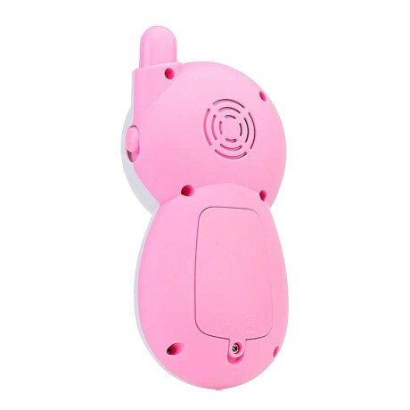 Celular Teléfono Musical Didáctico Sonidos Luz Bebé Huanger Rosa