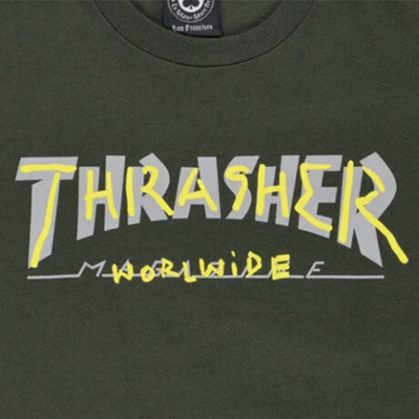 Remera Thrasher Trademark - Negro Remera Thrasher Trademark - Negro