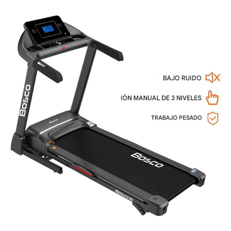 Caminadora Eléctrica Plegable Motor Dc De 2.5 Hp Negro