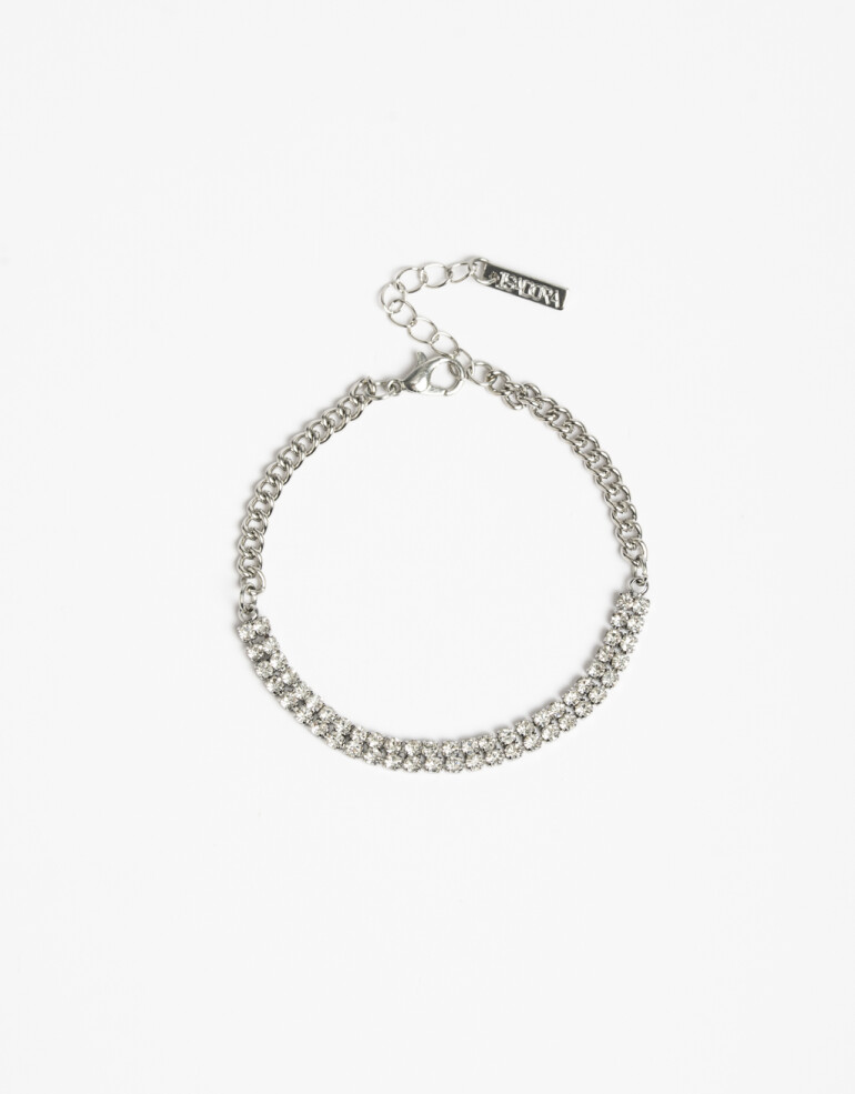 Pulseras Flexibles Strass Pulsera Flexible Strass - Cristal