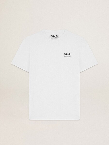 Golden Goose-Remera de algodón básica Blanco
