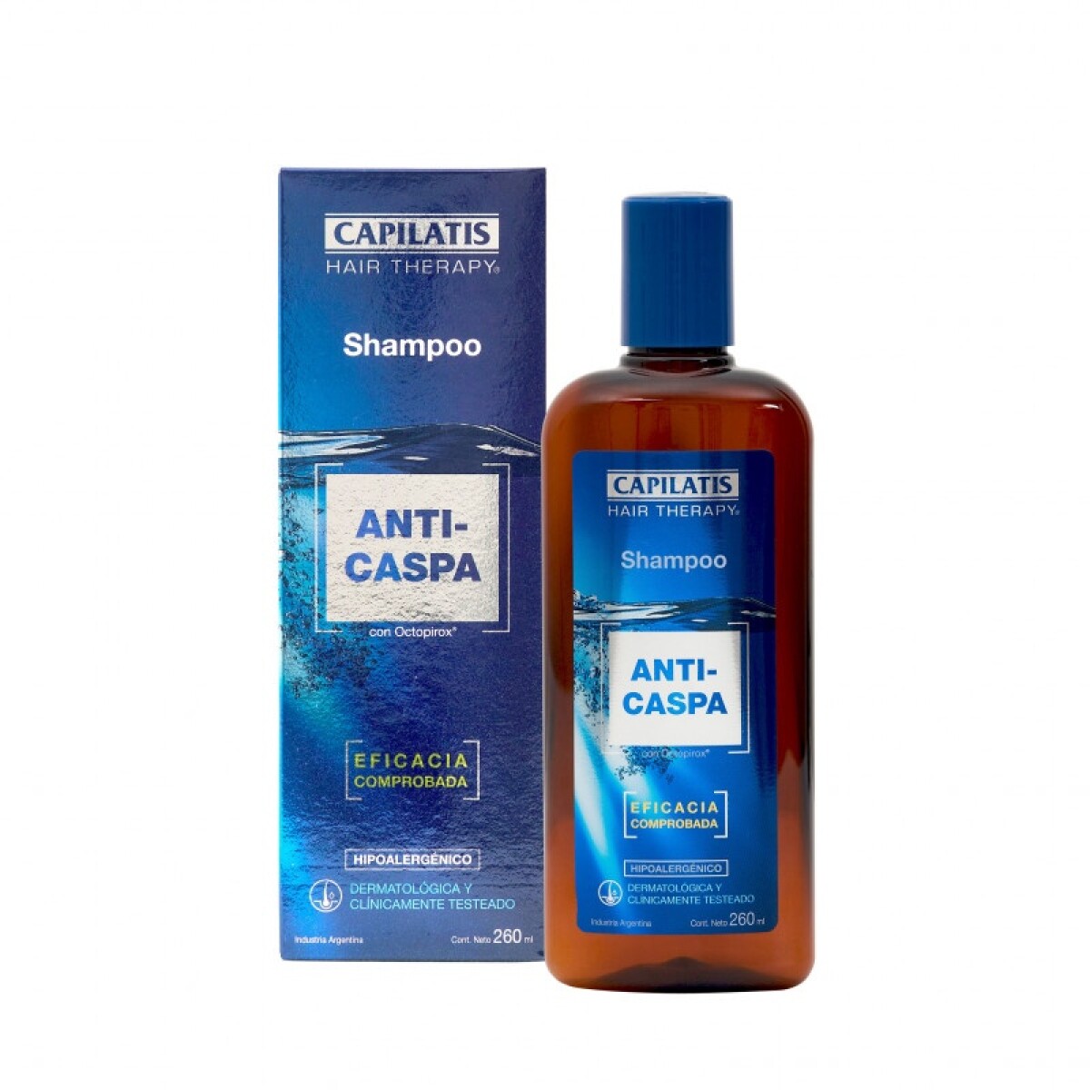 Shampoo Capilatis Anticaspa con Estuche 260ml 