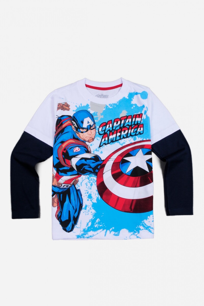 Camiseta niño Marvel BLANCO