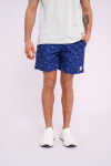 Short de baño estampado Azul