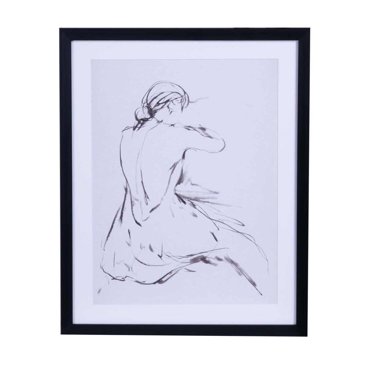 CUADRO 40X50CM - PAPEL BLANCO MUSE I 