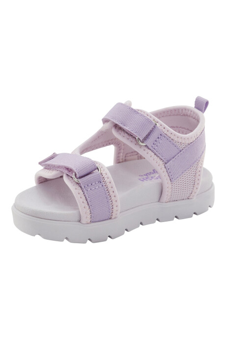 Sandalias casuales, púrpura Sin color