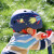 Casco Infantil con Luz Micro Talle Único Cohete