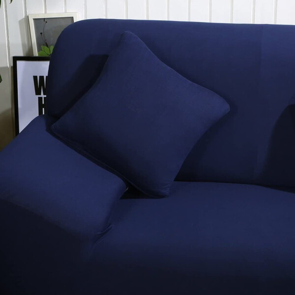 Cubre Sofa Elastico Elastizado Funda 1 Cuerpo Plaza Variante Color Azul