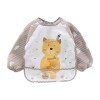 Babero con manga Little Ones gatito beige