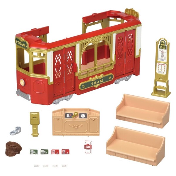 Sylvanian Families Tren Tranvía Juguete Accesorio Niños Sylvanian Families Tren Tranvía Juguete Accesorio Niños