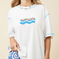 T-SHIRT PARU RUSTY Blanco