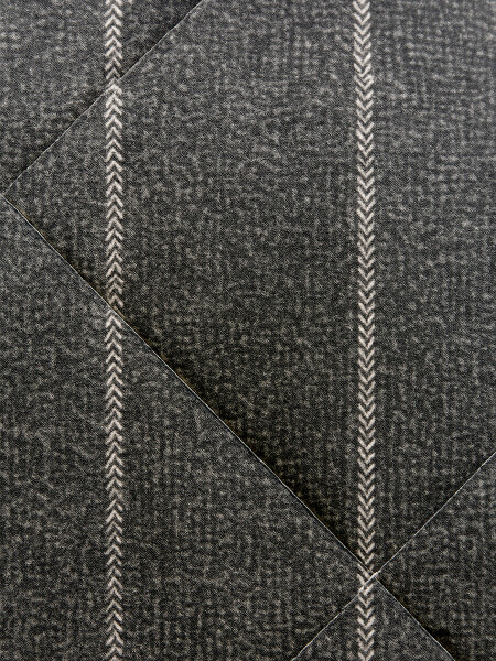 ACOLCHADO RAYAS CON FUNDAS 2 PLAZAS NEGRO