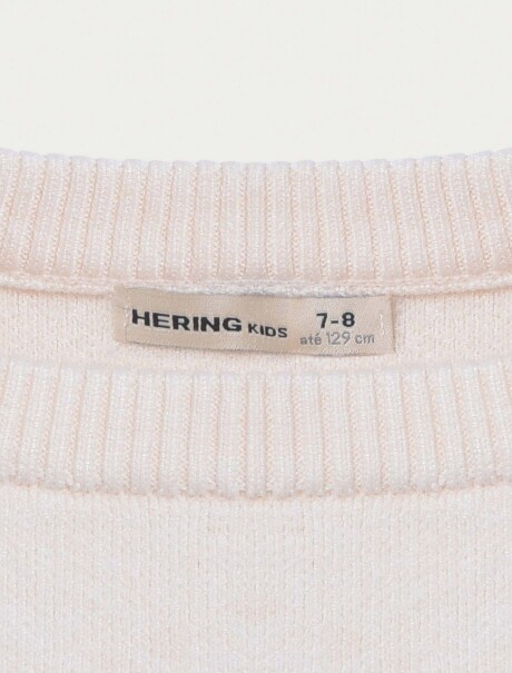 BUZO DE PUNTO INFANTIL - BLANCO BLANCO