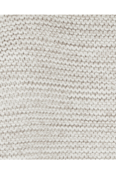 Campera de algodón con sherpa, gris diseño oso Sin color