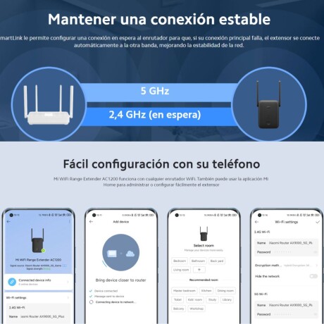 Extensor de Wifi Xiaomi AC1200 V01