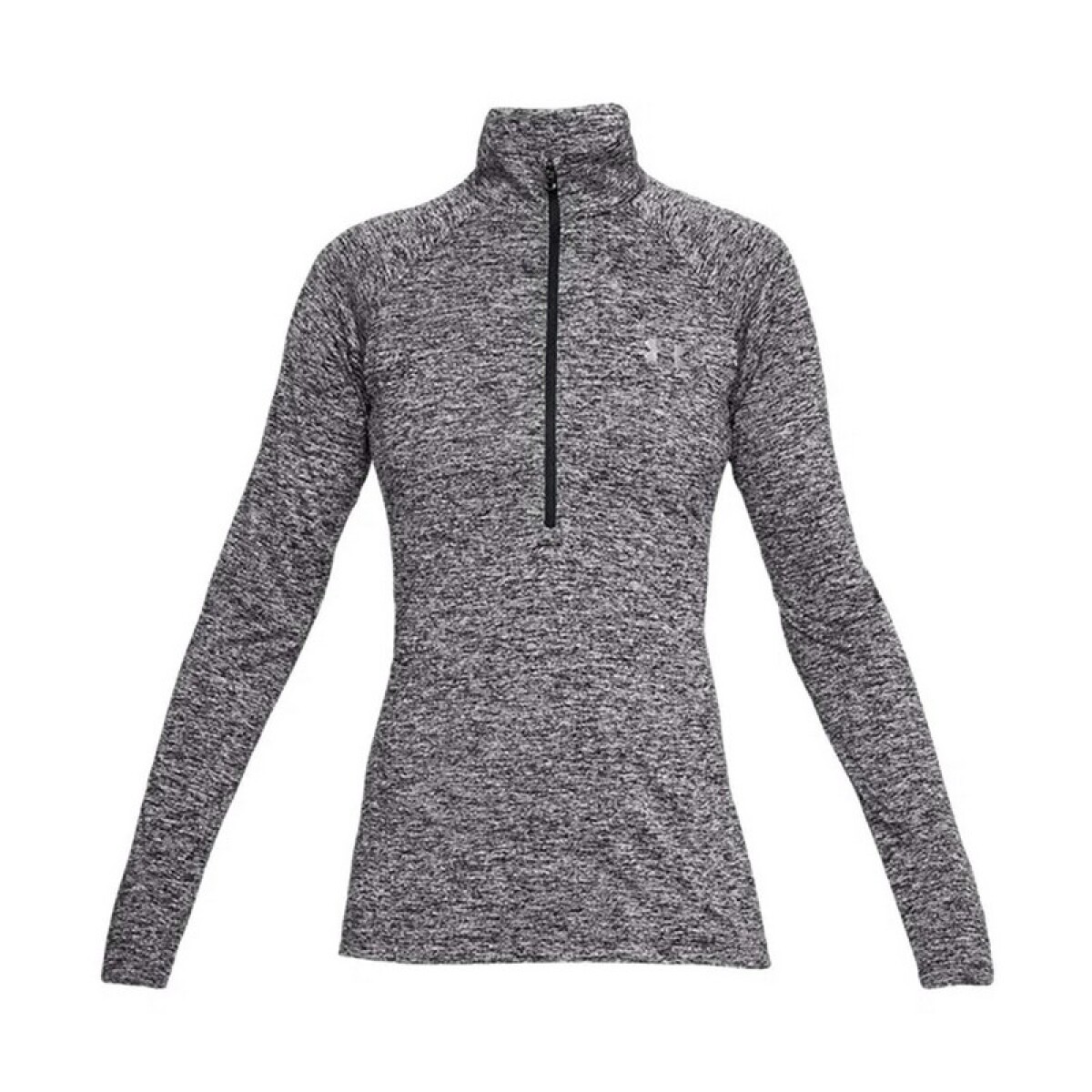 Remera Under Armour New Tech 1/2 ZIP - Negro 