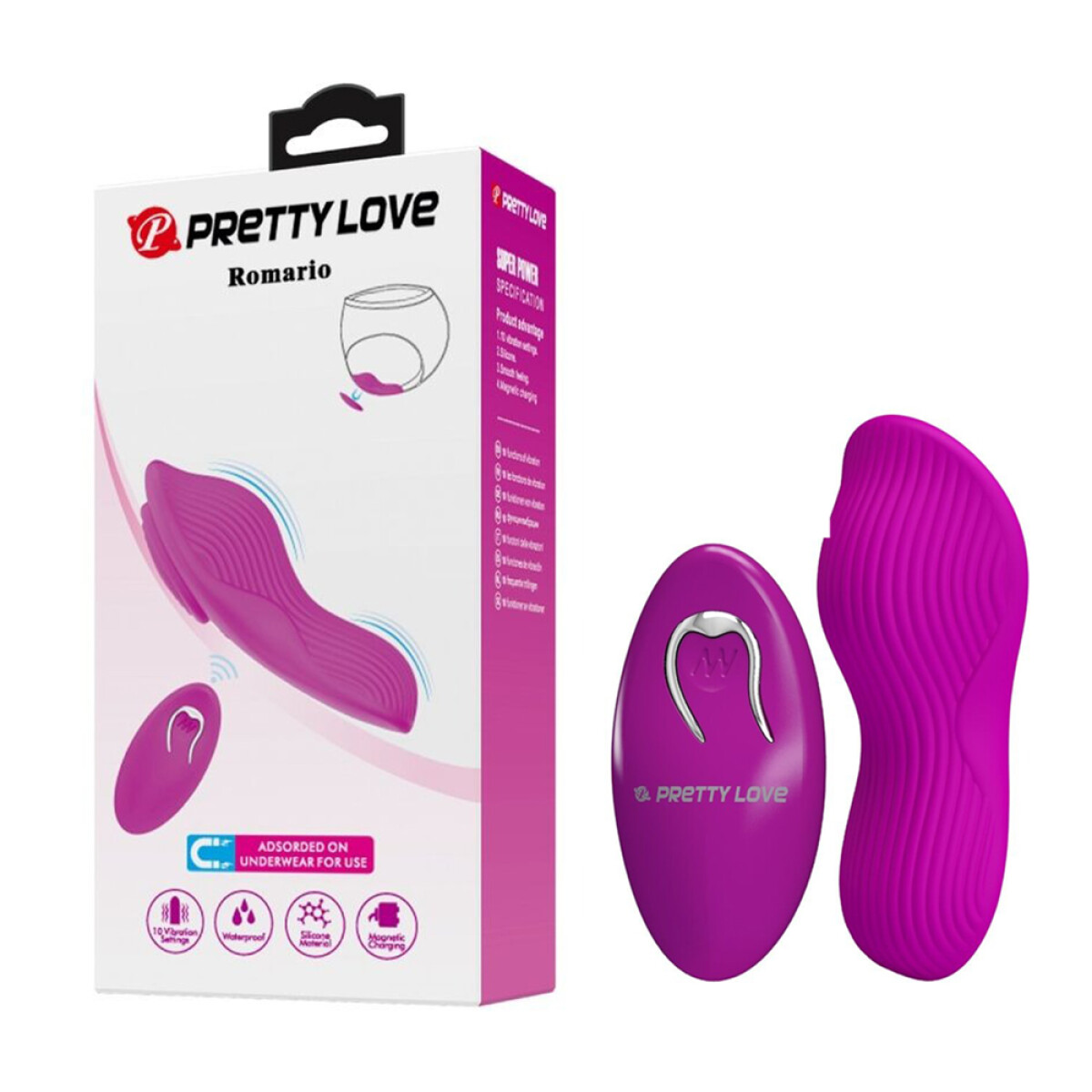 Estimulador de Clítoris Romario Pretty Love 