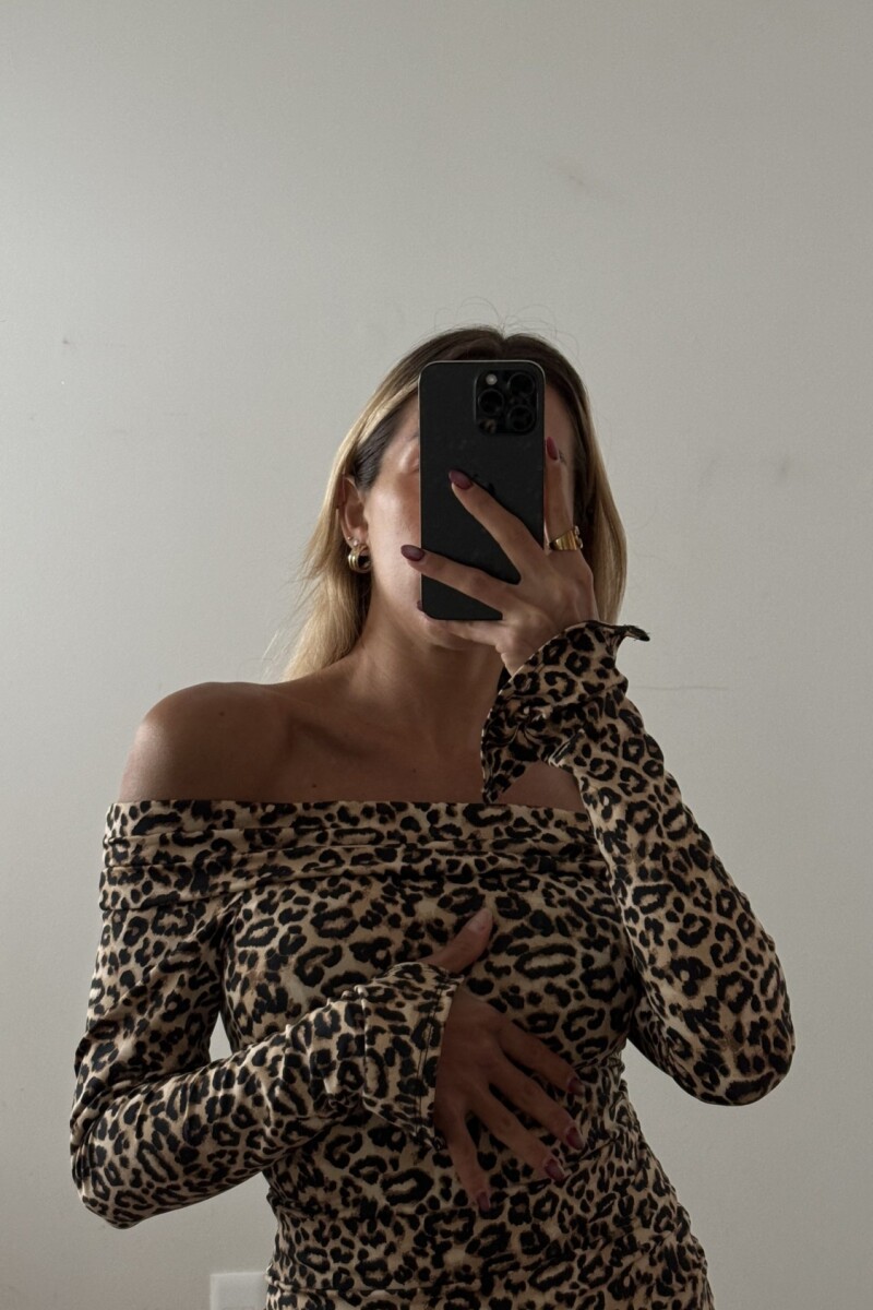 Vestido Cheetah Vestido Cheetah