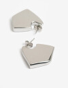 Aros Argollas Metal Argollas De Acero Plateadas - Plateado Rodio