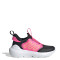 Championes de Niños Adidas Tensaur Comfort Negro - Rosado - Amarillo Lima