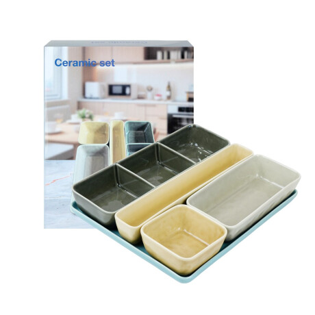 Set copetinero de ceramica Set copetinero de ceramica