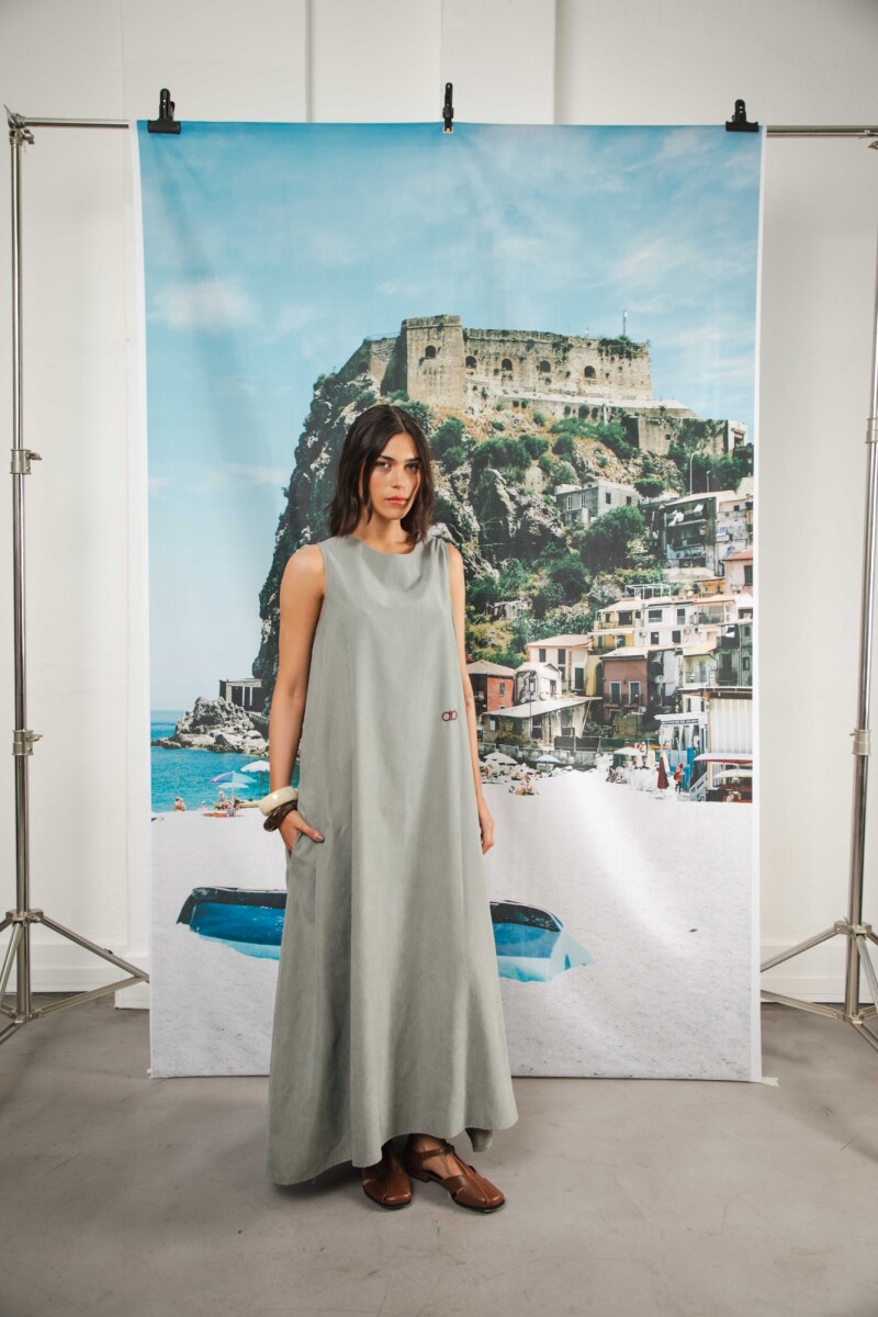 Vestido SOGNO Verde seco