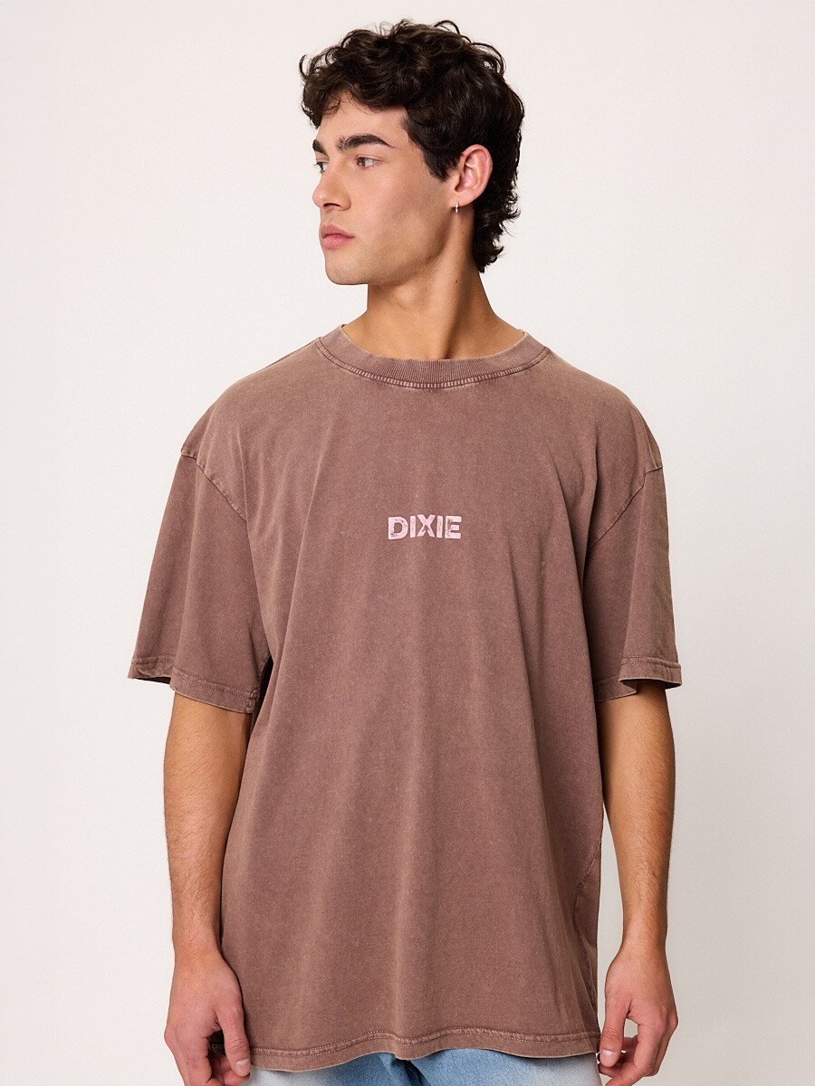 T-SHIRT M/C COSTA DULCE DIXIE Marrón