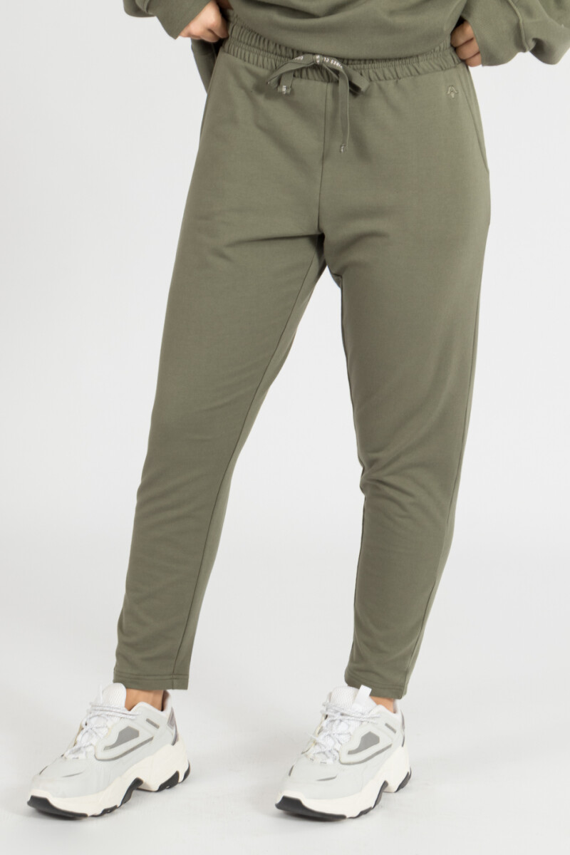Pantalon athelisure - Verde mili/esmeralda 