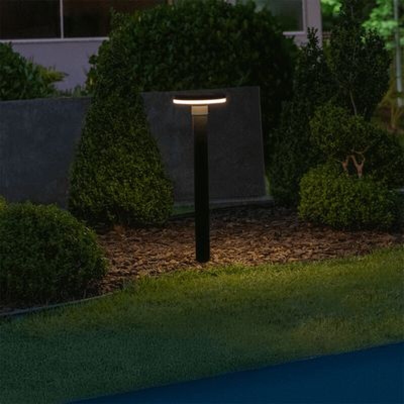 BALIZADOR LED ECLIPSE ABS IP65 58 CM 12W 3.000K NEGRO BALIZADOR LED ECLIPSE ABS IP65 58 CM 12W 3.000K NEGRO