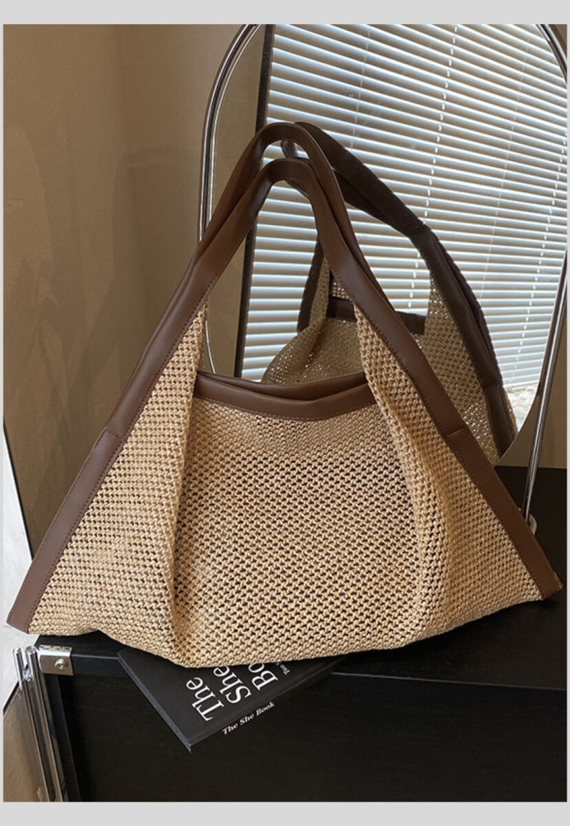 BOLSO TRIANGULAR - TOSTADO 