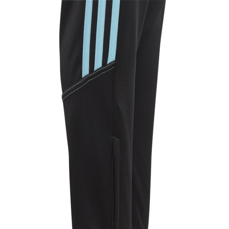 Pantalón Adidas Tiro 23 de Niños - IL9557 Negro-celeste