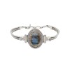 Pulsera Vintage-Plata 925-Piedra Labradorita-PU3407 Conpiedra