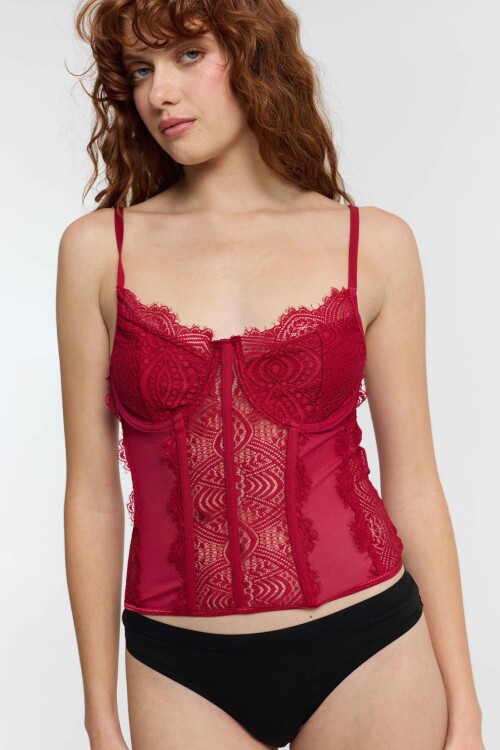 Corset Amaia Vino