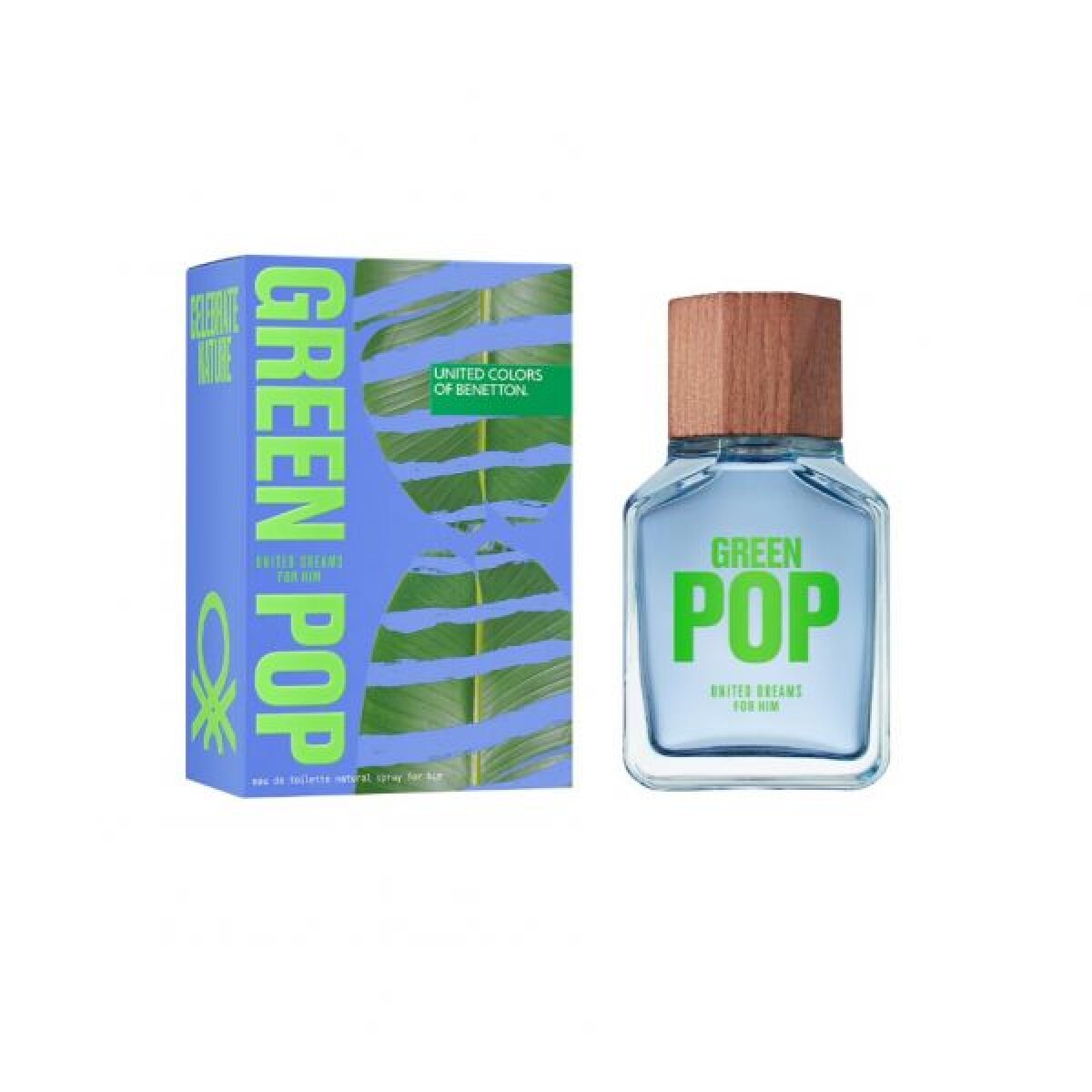 Benetton United Dreams Green Pop Eau de Toilette Hombre Edición Limitada 2025 100 ml 