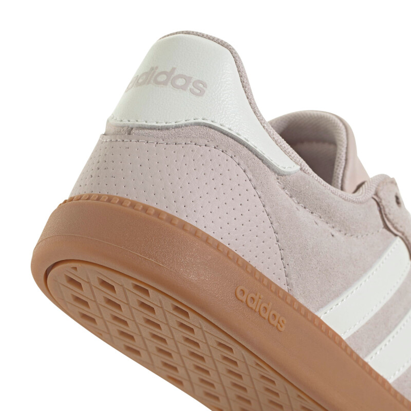 Championes de Mujer Adidas Breaknet Sleek Rosado Claro - Blanco