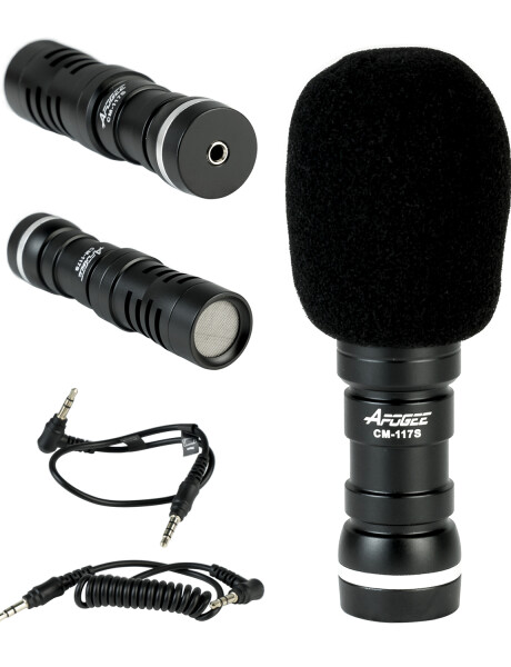 Kit micrófono con condensador Apogee CM-117S con trípode para smartphone o cámara Kit micrófono con condensador Apogee CM-117S con trípode para smartphone o cámara