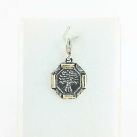 Dije de Plata 925 con double de Oro 18 ktes Árbol De La Vida