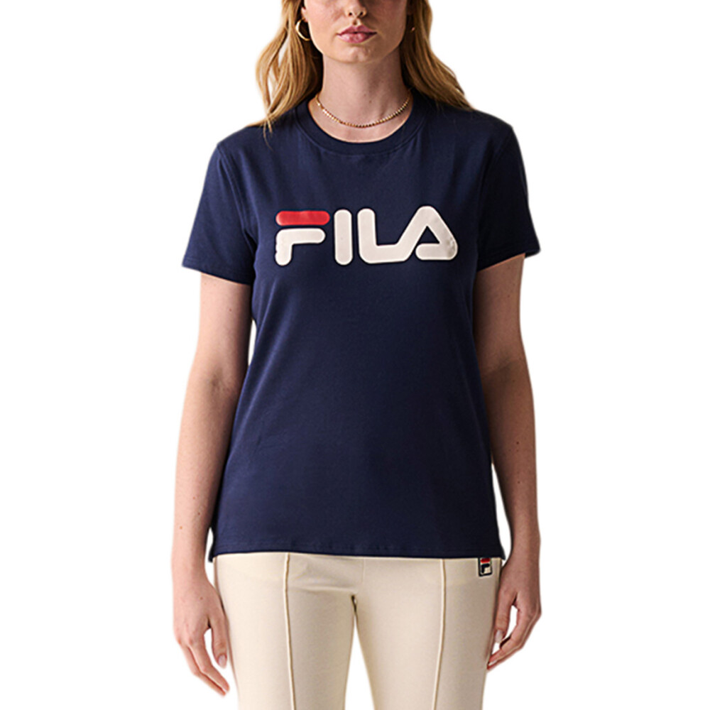 Fila Remera manga corta Letter premium ii Mujer - Marino Marino