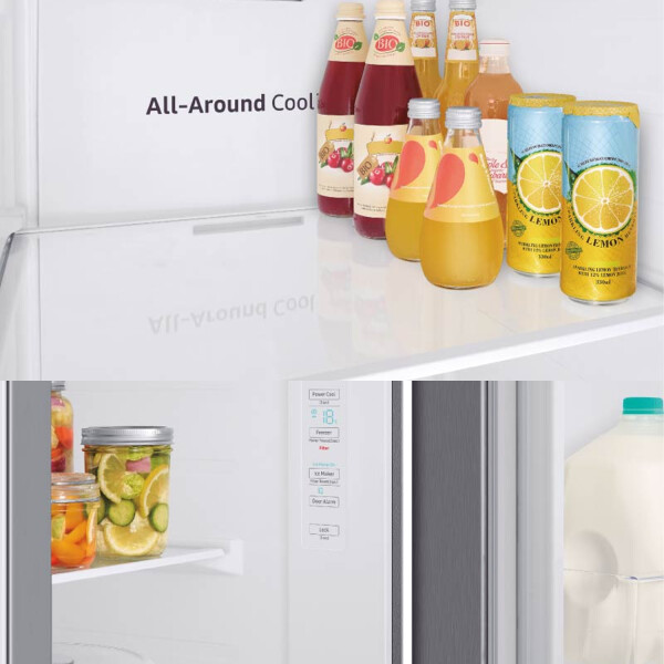 Heladera Samsung Side By Side Spacemax 716l HELADERA SAMSUNG SIDEBYSIDE RS27T5200S9