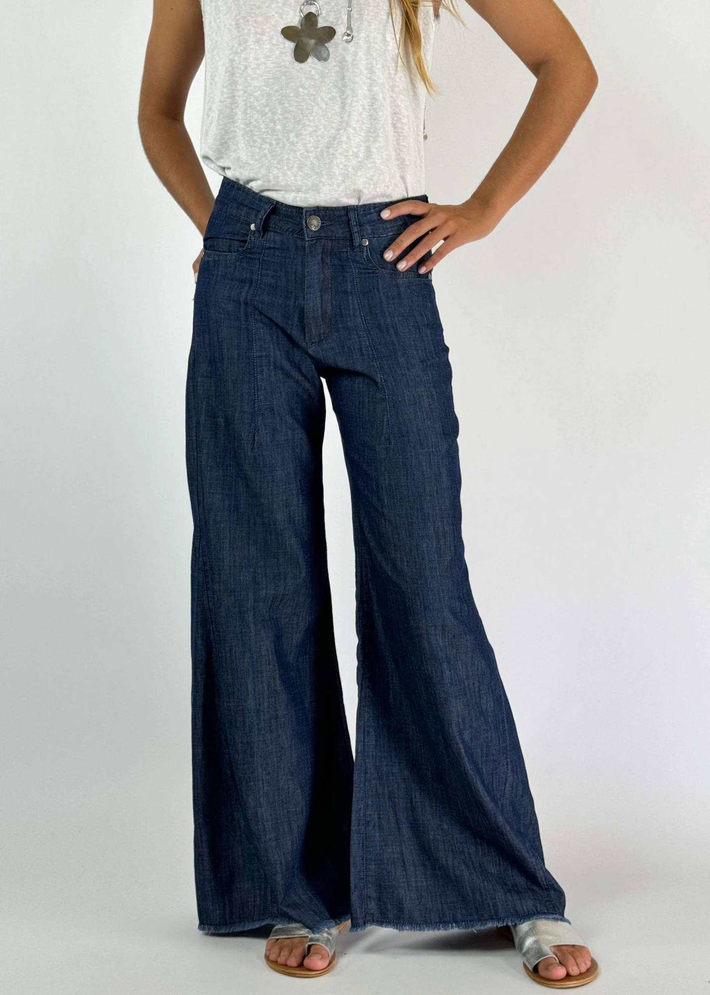 PANTALON JACINTO DENIM azul l