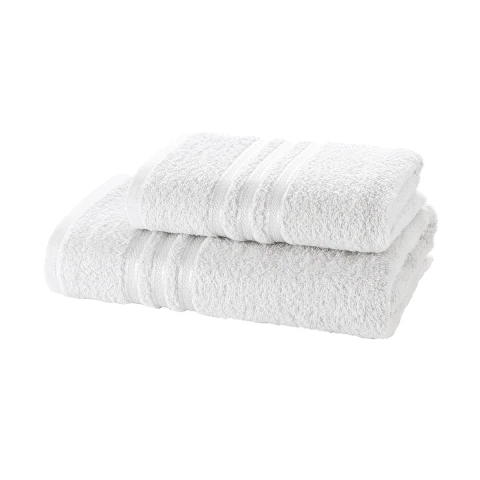 Pack x 2 Toallas Priori Dohler 100% Algodón BLANCO