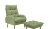 Combo Poltrona con Puf - Nantes Verde