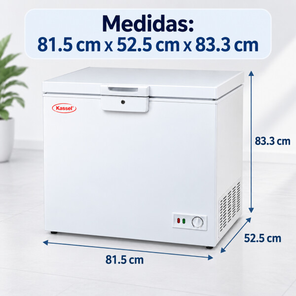 Freezer Horizontal Kassel 200l Clase A Ks-fz200f FREEZER KASSEL 200L KS-FZ200F