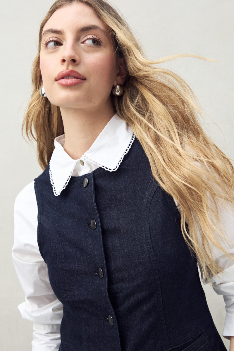 CHALECO ROMAN Indigo