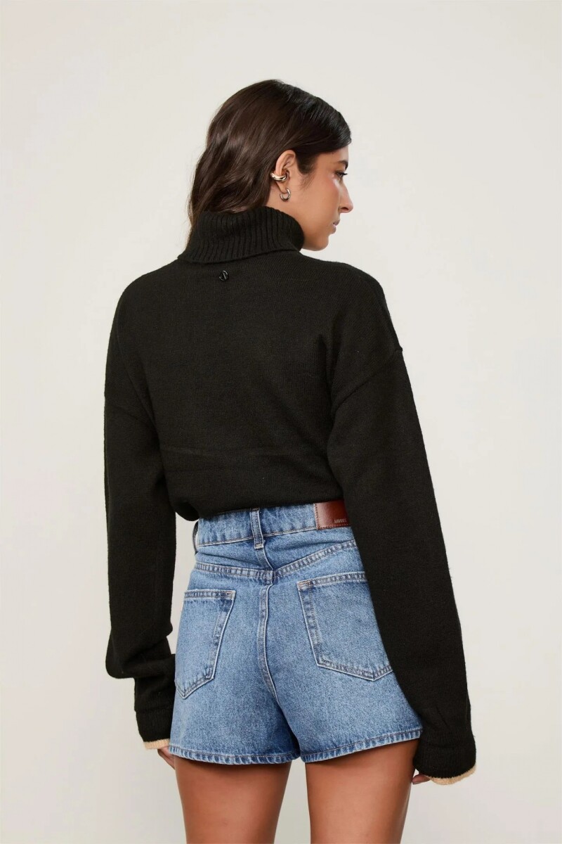 POLLERA SHORT DENIM Azul