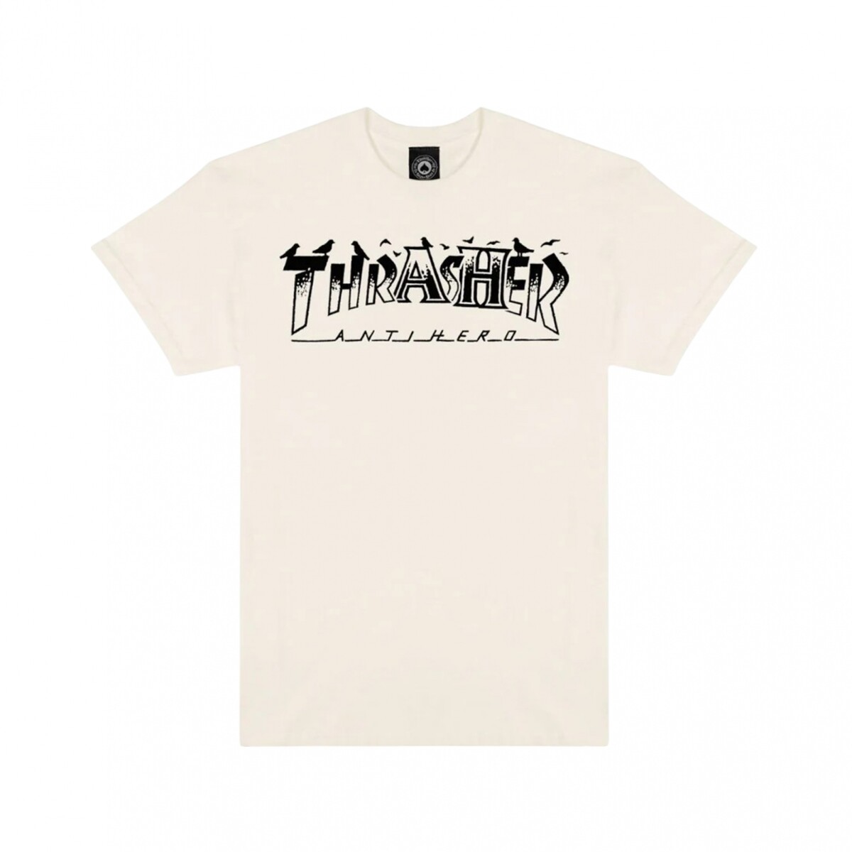 REMERA THRASHER X ANTI HERO PIGEON MAGAZINE - White 