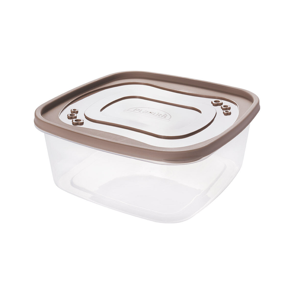 Vianda Pote 2,85 lts Plástico Click - BEIGE 