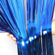 Cortina Metalizada Azul Cortina Metalizada Azul