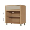 Bajo Mesada 2 Puertas 1C Condessa Marron/Gris Bajo Mesada 2 Puertas 1C Condessa Marron/Gris