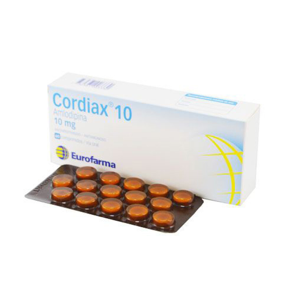 Cordiax 10 Mg x 60 COM 